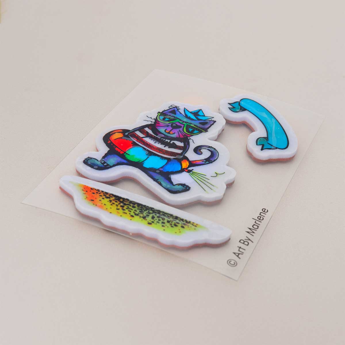 Studio Light Art By Marlene - Rubber Stamp Set - Beach Bum [ABM-25-STAMP869] - Image 3