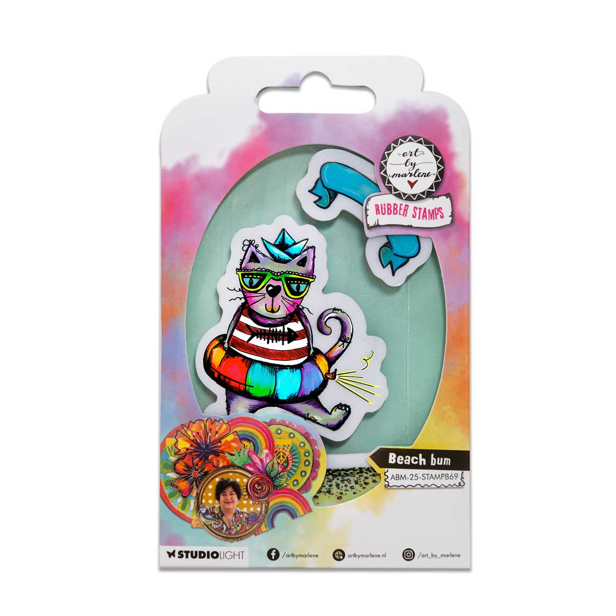 Studio Light Art By Marlene - Rubber Stamp Set - Beach Bum [ABM-25-STAMP869]