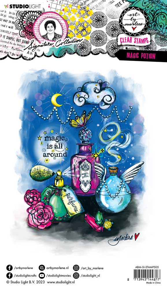Studio Light Art By Marlene Signature Collection - Clear Stamp Set - Magic Potion [ABM-SI-STAMP505] - Image 2