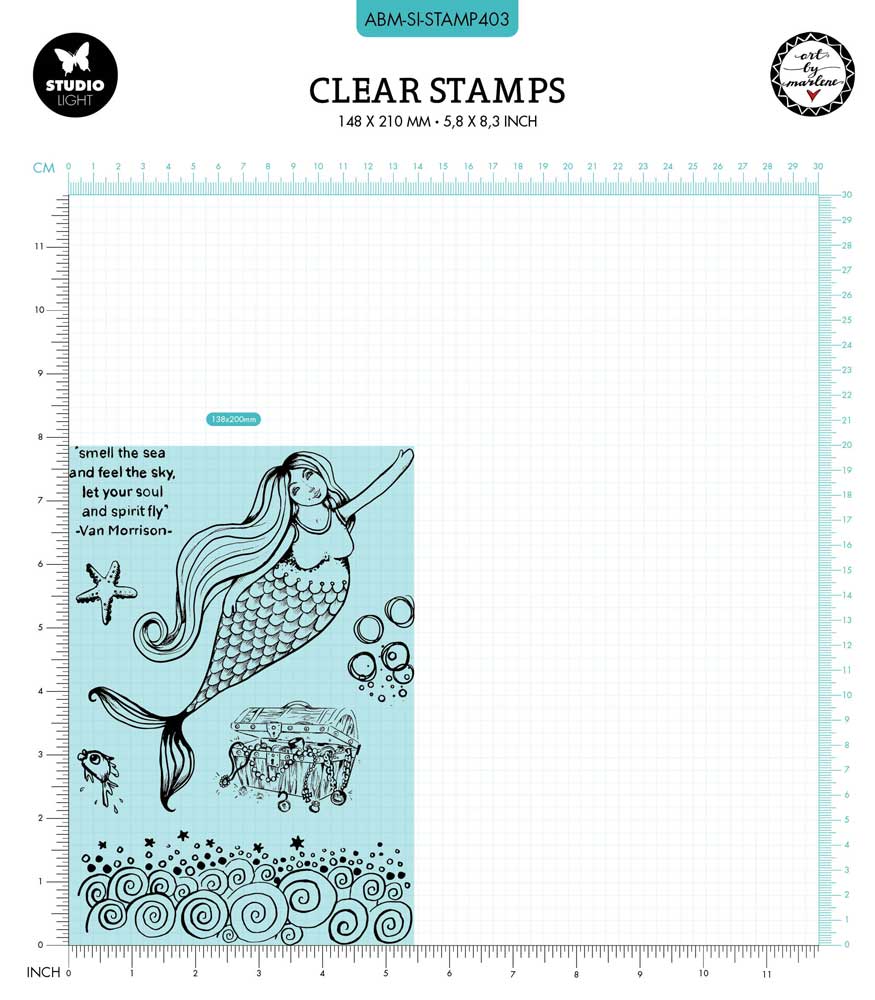 Studio Light Art By Marlene Signature Collection Clear Stamp Set