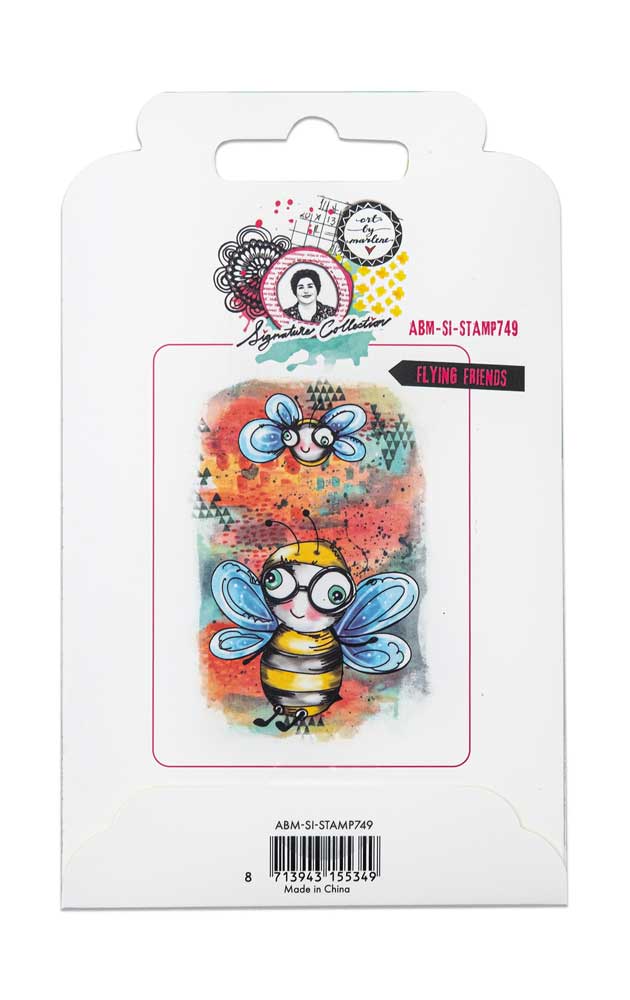 Studio Light Art By Marlene Signature Collection - Cling Stamp Set - Flying Friends [ABM-SI-STAMP749] - Image 2