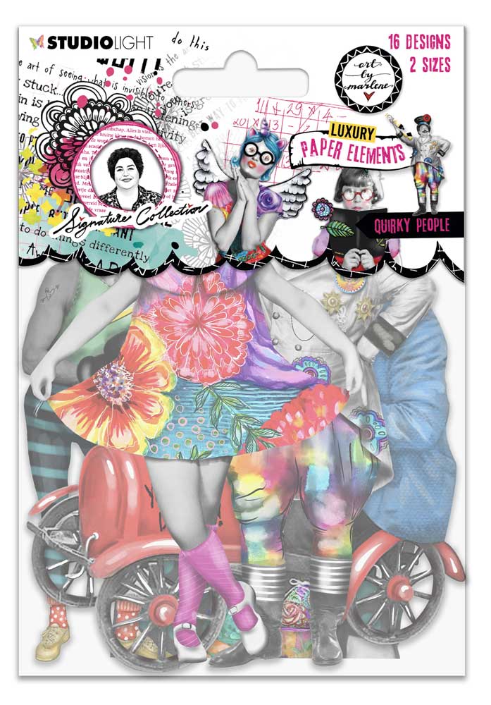 Studio Light Art By Marlene - Étiquettes Signature Collection Tags Nr. 08 Avec Renforts De Trous (21 Pièces)