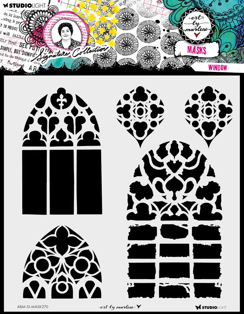 Studio Light Art By Marlene Signature Collection - Stencil - Window [ABM-SI-MASK270]
