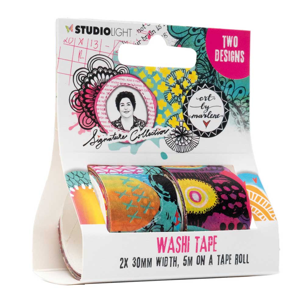 Studio Light Art By Marlene Signature Collection - Washi Tape - Scallop  Color [ABM-SI-WASH09] 