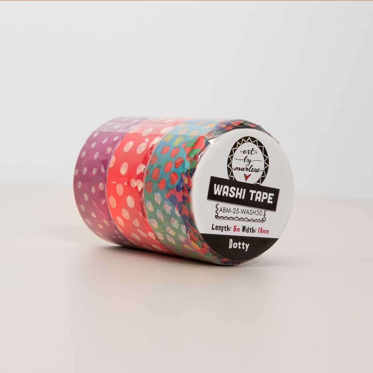 Studio Light Art By Marlene - Washi Tape - Dotty [ABM-25-WASH30]