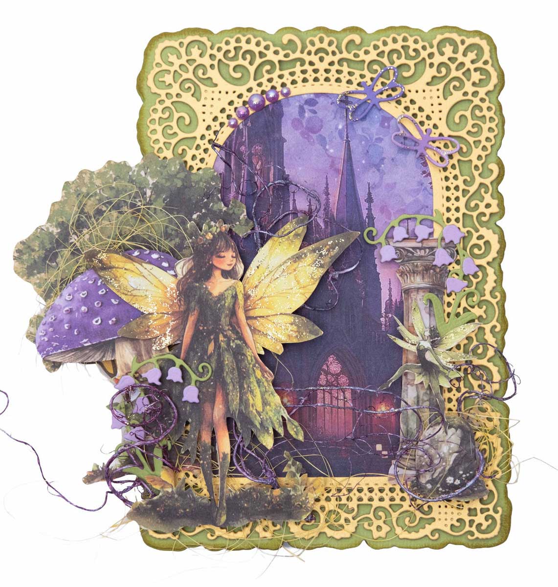 Studio Light Enchanted Fairytale Collection - Cutting Dies - Lace Frame A6 [SL-EF-CD1101] - Image 2
