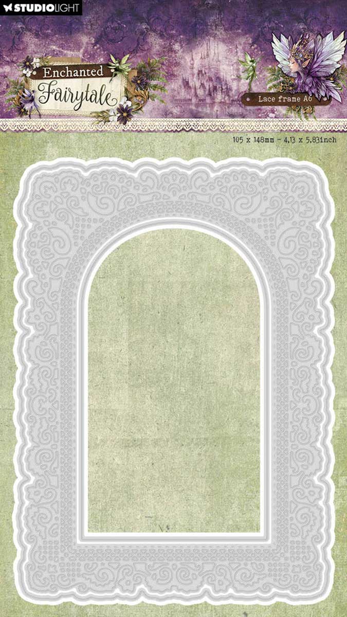 Studio Light Enchanted Fairytale Collection - Cutting Dies - Lace Frame A6 [SL-EF-CD1101]