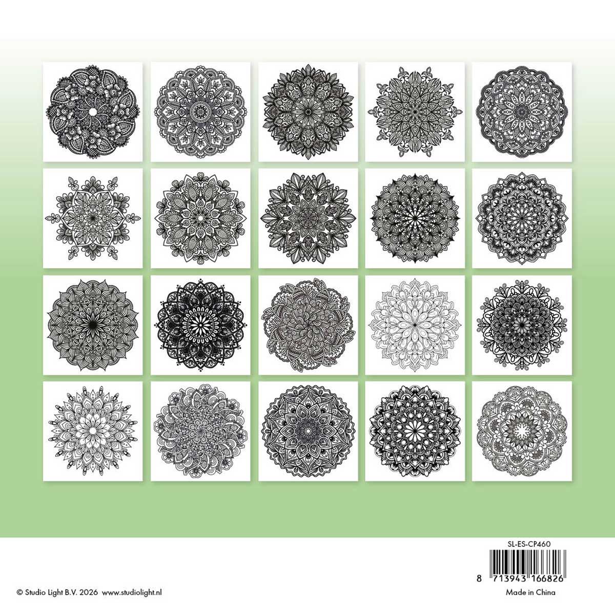 Studio Light Essentials Collection - Coloring Pages - Mandala [SL-ES-CP460] - Image 2