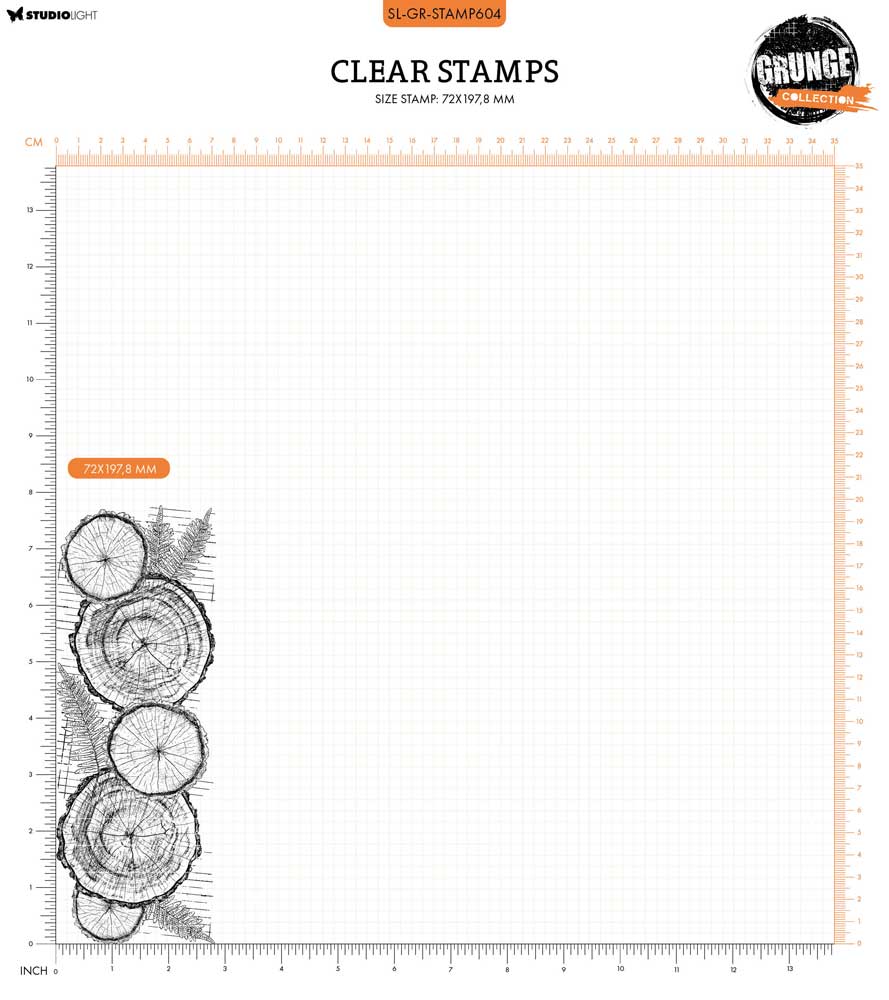Studio Light Grunge Collection Clear Stamp - Natural Background [SL-GR-STAMP604] - Image 3