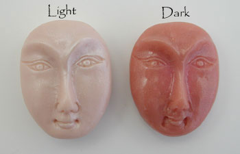 PC Face Cabochon - Dark Flesh - Image 2
