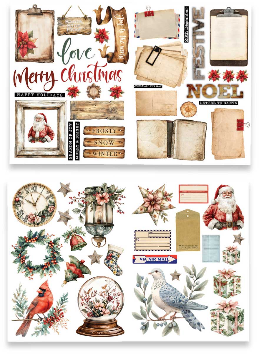 TEXT{ures} By Lou Collins Winter In Bloom Collection - Laser Cuts - Wood & Words [TEXLC0003] - Image 2