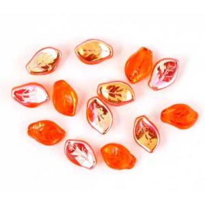 14/9 Leaf Bead - [9002AB] Hyacinth AB