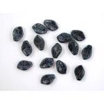 14/9 Leaf Bead - [T2398] Jet Picasso