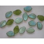 14/9 Leaf Bead - [MX5023] Matte Olivine AB