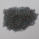 Miyuki 15/0 Seed Beads - 2440 Transparent Gray Rainbow Luster