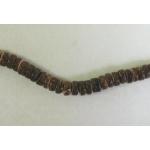 8 x 3 Coconut Shell Puka Beads - Brown
