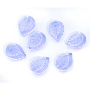 18/13 Leaf Beads - [3001] Light Sapphire