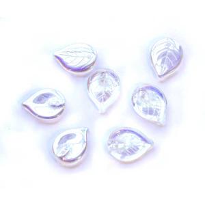 18/13 Leaf Beads - [X0003] Crystal AB