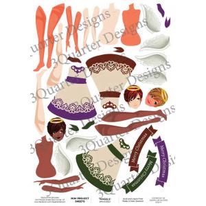 3Quarter Designs Mini Project Sheet - Angels [MINIKIT021]