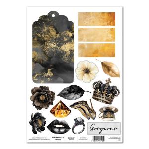 3Quarter Designs Mini Project Sheet - Golden [MPS81]