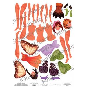 3Quarter Designs Mini Project Sheet - Magic Fairies [MINIKIT022]