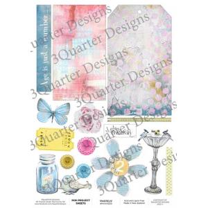 3Quarter Designs Mini Project Sheet - Pastels [MINIKIT020]