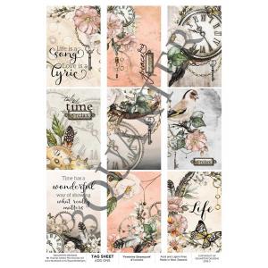 3Quarter Designs Tag Sheet - Feminine Steampunk [TAG002]