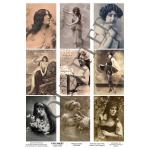 3Quarter Designs Tag Sheet - Vintage Ladies [TAG019]