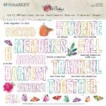49 & Market ARToptions Spice Collection - 12" x 12" Rub On Transfer Sheet - Sentiments [AOS-25323]