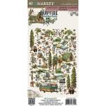 49 & Market Campfire Memories Collection - Laser Cut Camping Elements [DCM-37449]