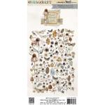 49 & Market Faded Memory Lane Collection - Laser Cuts - Wildflowers [FML-35681]