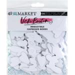 49 & Market Irresistible Collection - Chipboard Words [VBI-34301]