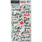 49 & Market Mistletoe & Memories Collection - Puffy Stickers [VBM-32734]