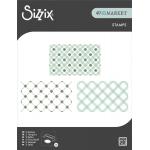 49 & Market / Sizzix Clear Stamp Set - Tartan [667011]