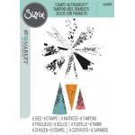 49 & Market / Sizzix Framelits Die & Stamp Set - Build-A-Burst Artsy Lace Mix [666804]