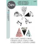 49 & Market / Sizzix Framelits Die & Stamp Set - Build-A-Burst Painterly [666805]