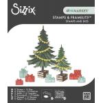49 & Market / Sizzix Framelits Die & Stamp Set - Trees & Trinkets [667013]