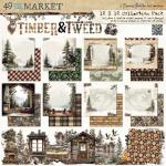 49 & Market Timber & Tweed Collection - 12" x 12" Collection Pack [DTT-34592]