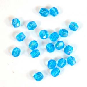 4mm Firepolish Beads - [6002AB] Aqua AB
