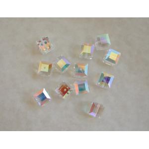5601 Cube - 8 mm Crystal AB