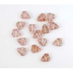 8/10 Leaf Bead - [15495] Luster Trans Topaz/Pink