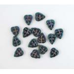 8/10 Leaf Bead - [21435] Iris Blue