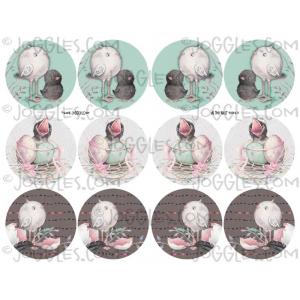 Joggles Collage Sheets - Artist Trading Coin In The Nest [JG401271]