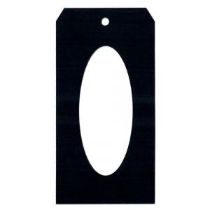 Joggles Window Tags - Oval - Basic Black [52580]
