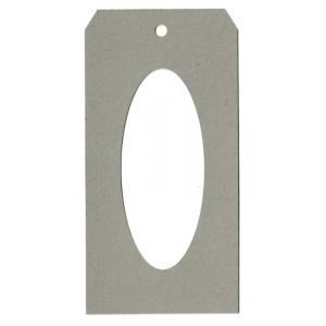 Joggles Window Tags - Oval - Wet Cement [52583]