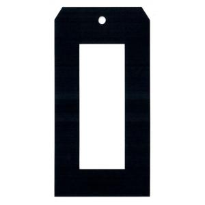 Joggles Window Tags - Rectangle - Basic Black [52584]