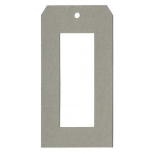 Joggles Window Tags - Rectangle - Wet Cement [52587]