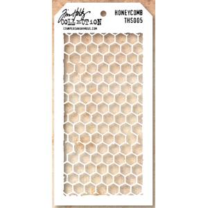 Tim Holtz Layering Stencil - Honeycomb [THS005]