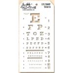 Tim Holtz Layering Stencil - Eye Chart [THS010]