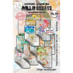 AALL & Create A5 Design Papers - Sketch Streams [PA-29]